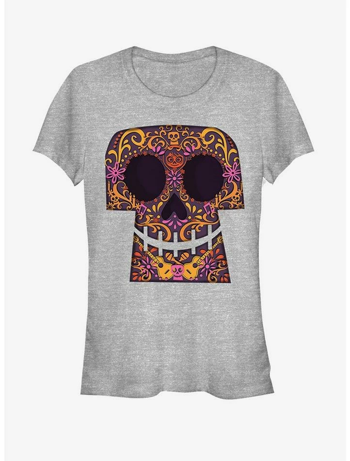 New 🧨 Disney Pixar Coco Sugar Skull Grin Girls T-Shirt 🤩 1 New 🧨 Disney Pixar Coco Sugar Skull Grin Girls T-Shirt 🤩