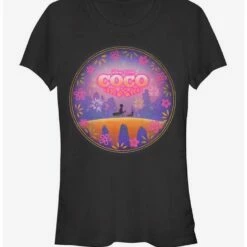 Outlet 🎁 Disney Pixar Coco Bridge to Land of the Dead Girls T-Shirt 😀