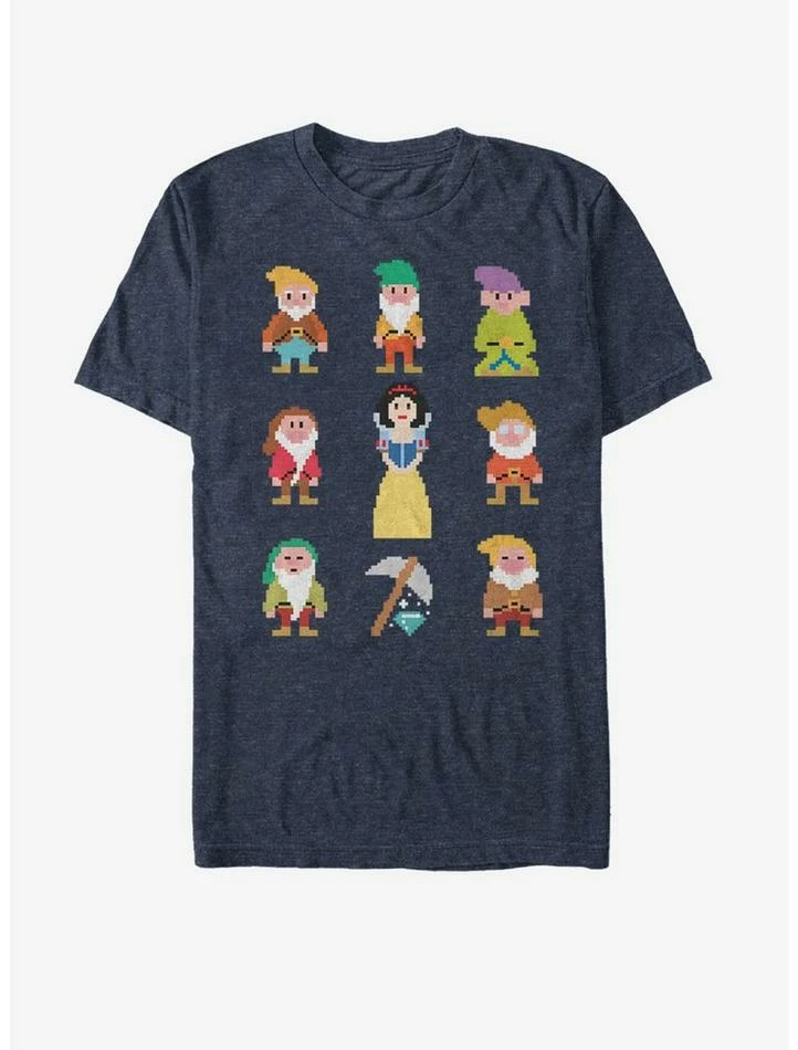 Best deal 👏 Disney Snow White Pixel Dwarf T-Shirt 💯 1 Best deal 👏 Disney Snow White Pixel Dwarf T-Shirt 💯