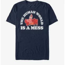 Outlet 💯 Disney The Little Mermaid Worlds a Mess T-Shirt ⌛