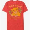 Best Sale 🎉 Disney Lion King Simba Japanese Text Characters T-Shirt ⭐