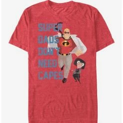 Hot Sale 🎁 Disney Pixar The Incredibles Don't Need Capes T-Shirt 😀 -Dressup Outfits Shop 11728081 hi
