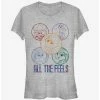 Best deal ✨ Disney Pixar Inside Out All the Feels Girls T-Shirt 🔔