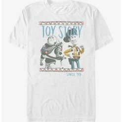 Budget ⭐ Disney Pixar Toy Story Cartoon Border Friends T-Shirt ❤️