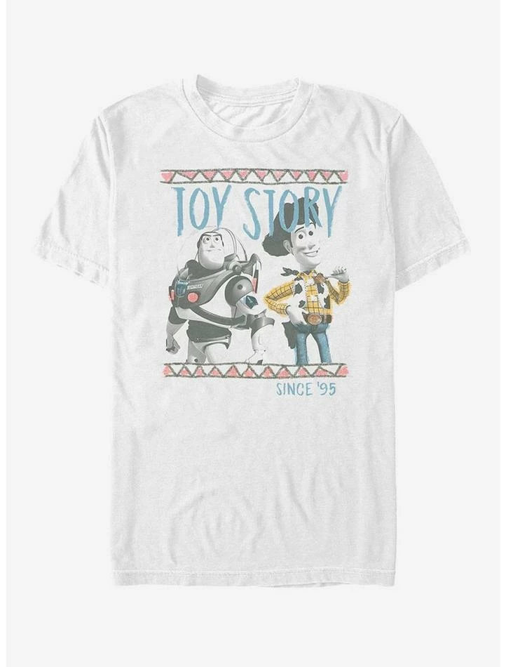 Budget ⭐ Disney Pixar Toy Story Cartoon Border Friends T-Shirt ❤️ 1 Budget ⭐ Disney Pixar Toy Story Cartoon Border Friends T-Shirt ❤️