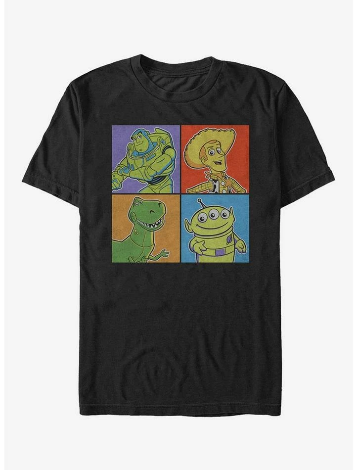 Outlet βοΈ Disney Pixar Toy Story Character Color Panels T-Shirt π― 1 Outlet βοΈ Disney Pixar Toy Story Character Color Panels T-Shirt π―