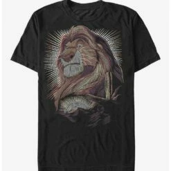 Cheap 🛒  Disney Lion King Mufasa Dot Portrait T-Shirt 👍