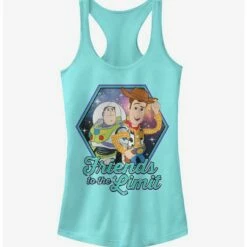 New ❤️ Disney Pixar Toy Story Friends to the Limit 🧨 Girls Tank Top ❤️