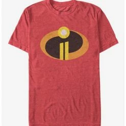 Promo 🥰  Disney Pixar The Incredibles Vintage Logo T-Shirt ✔️