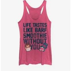 Discount 🎁 Disney Wreck-It Ralph Barf Smoothie Girls Tank 🛒