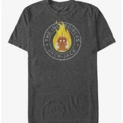 Best Sale ✨ Disney Pixar The Incredibles Vintage Jack-Jack Emblem T-Shirt 🎉