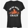 Deals 🔔 Disney Pixar Finding Dory Hank Ok With Crazy Girls T-Shirt 🎁