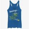 New ⌛ Disney Pixar Toy Story Alien Greeting from Wild Galaxy 🔔 Girls Tank Top 😉