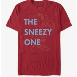 Cheapest 👏  Disney Snow White One Sneezy Dwarf T-Shirt 💯