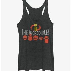 Outlet ✔️ Disney Pixar The Incredibles Masked Family 🌟 Girls Tank Top 🔔