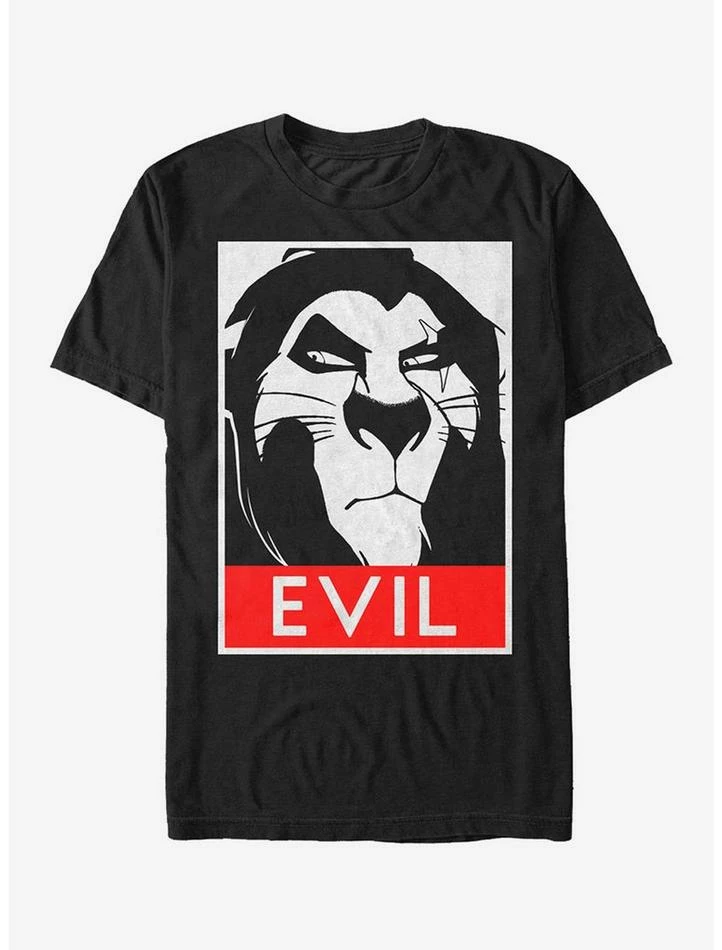 Deals π― Disney Lion King Evil Scar Poster T-Shirt π 1 Deals π― Disney Lion King Evil Scar Poster T-Shirt π