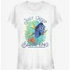 Brand new ✔️ Disney Pixar Finding Dory Motivational Message Girls T-Shirt 👍