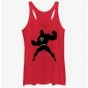 Discount 🛒 Disney Pixar The Incredibles Mr. Incredible Silhouette Girls Tank Top ✨