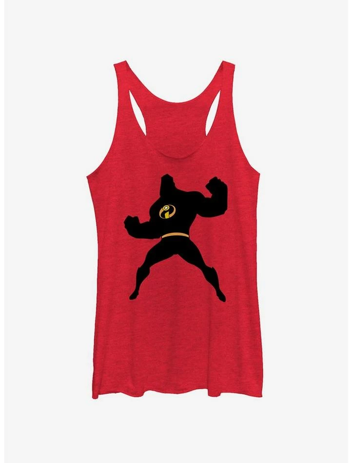 Discount ๐ Disney Pixar The Incredibles Mr. Incredible Silhouette Girls Tank Top โจ 1 Discount ๐ Disney Pixar The Incredibles Mr. Incredible Silhouette Girls Tank Top โจ