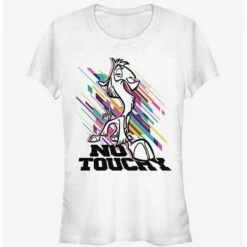 Hot Sale ⌛  Disney The Emperor's New Groove No Touchy Streaks  Girls T-Shirt 🔔