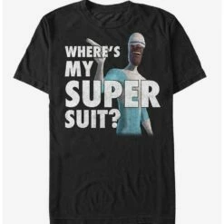 Outlet 💯 Disney Pixar The Incredibles Frozone Super Suit T-Shirt 👍