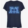 Brand new 🔥 Disney Pixar Monsters Inc M Eyeball Logo 😉 Girls T-Shirt ✔️