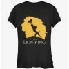 Best Pirce 🛒 Disney Lion King Pride Rock Silhouette Girls T-Shirt 👍