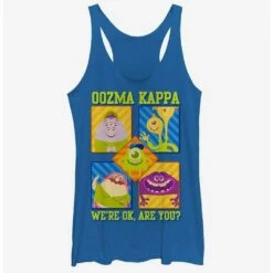 Budget 🔔 Disney Pixar Monsters Inc Oozma Kappa We're Ok Girls Tank Top ⌛