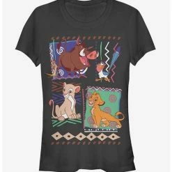 Budget ✔️  Disney Lion King Retro 90's Savannah Friends  Girls T-Shirt 😉