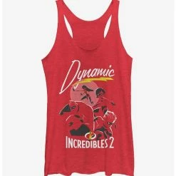 Deals ✔️ Disney Pixar The Incredibles Dynamic Family 👍 Girls Tank Top ⭐