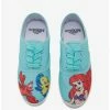 Cheapest 🤩 Disney The Little Mermaid Ariel Lace-Up 😀 Sneakers ⭐