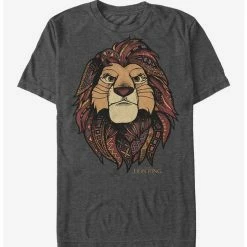 Cheapest ❤️ Disney Lion King Noble Decorative Simba T-Shirt ✔️