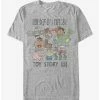 Top 10 💯 Disney Pixar Toy Story Retro Japanese Text Character Scene T-Shirt 🌟
