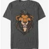 Top 10 ⌛ Disney Lion King Scar Decorative Mane T-Shirt ✨