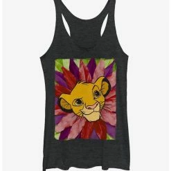 Discount 😍 Disney The Lion King Simba Leaf Mane Girls Tank Top 🤩