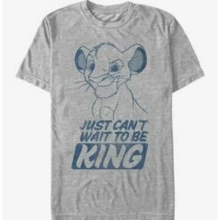Outlet ✨ Disney Lion King Simba Can't Wait to Be King T-Shirt 🎁