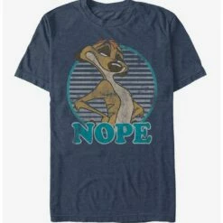 Outlet 🔔 Disney Lion King Retro Nope Timon T-Shirt 🤩