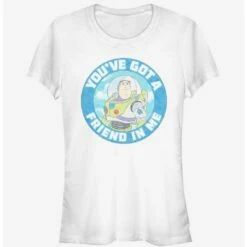 Deals ⭐ Disney Pixar Toy Story Friend in Me Buzz Circle 🌟  Girls T-Shirt 🎉