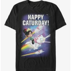Best deal 😉 Disney Wreck-It Ralph Happy Caturday Stars T-Shirt 🎁