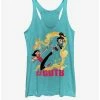 Deals 🛒 Disney Ralph Breaks The Internet Mulan Teal Girls Tank Top 👍