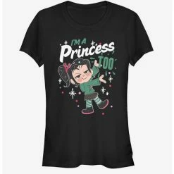 Brand new ⌛ Disney Wreck-It Ralph Princess Too 🤩 Girls T-Shirt 😀