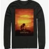 Deals ⌛ Disney The Lion King 2019 Pride Rock Poster Long-Sleeve T-Shirt ✨