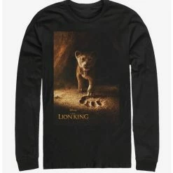 Cheapest ✔️ Disney The Lion King 2019 Simba Poster Long-Sleeve T-Shirt 🥰