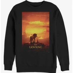 Deals ⭐ Disney The Lion King 2019 Pride Rock Poster Sweatshirt ✔️