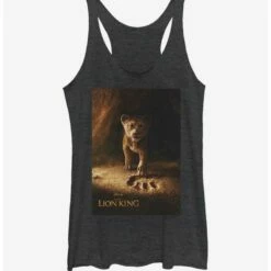 Buy ⌛ Disney The Lion King 2019 Simba Poster Heathered ✔️ Girls Tank Top ✨