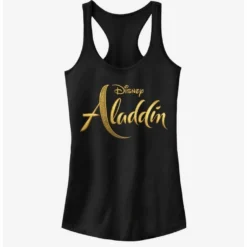 Discount 👏 Disney Aladdin 2019 Aladdin Live Action Logo Girls Tank 👏