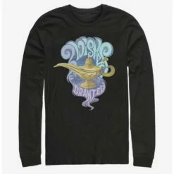 New 😉 Disney Aladdin 2019 Wishes Granted Long-Sleeve T-Shirt ⭐