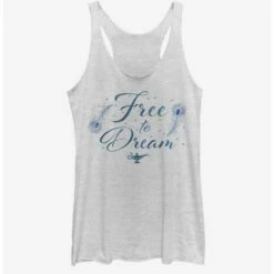 Hot Sale 💯 Disney Aladdin 2019 Free To Dream Girls Tank 💯