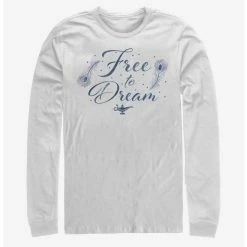 Best Sale 🔔  Disney Aladdin 2019 Free To Dream Long-Sleeve T-Shirt ⌛