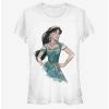 Hot Sale 🥰 Disney Aladdin 2019 Jasmine Sketch Girls T-Shirt 😀